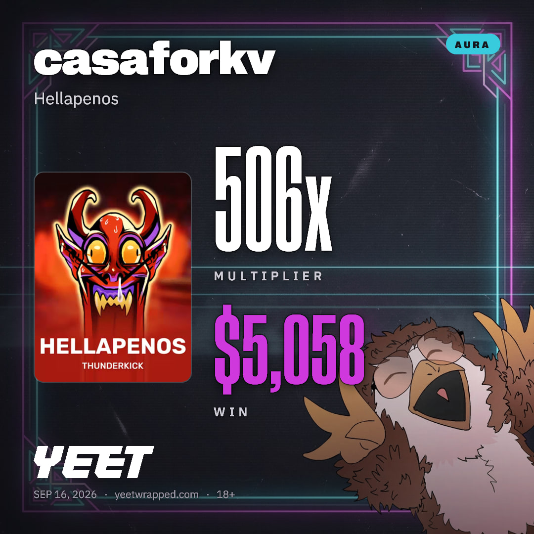 casaforkv hit 505.8x on Hellapenos