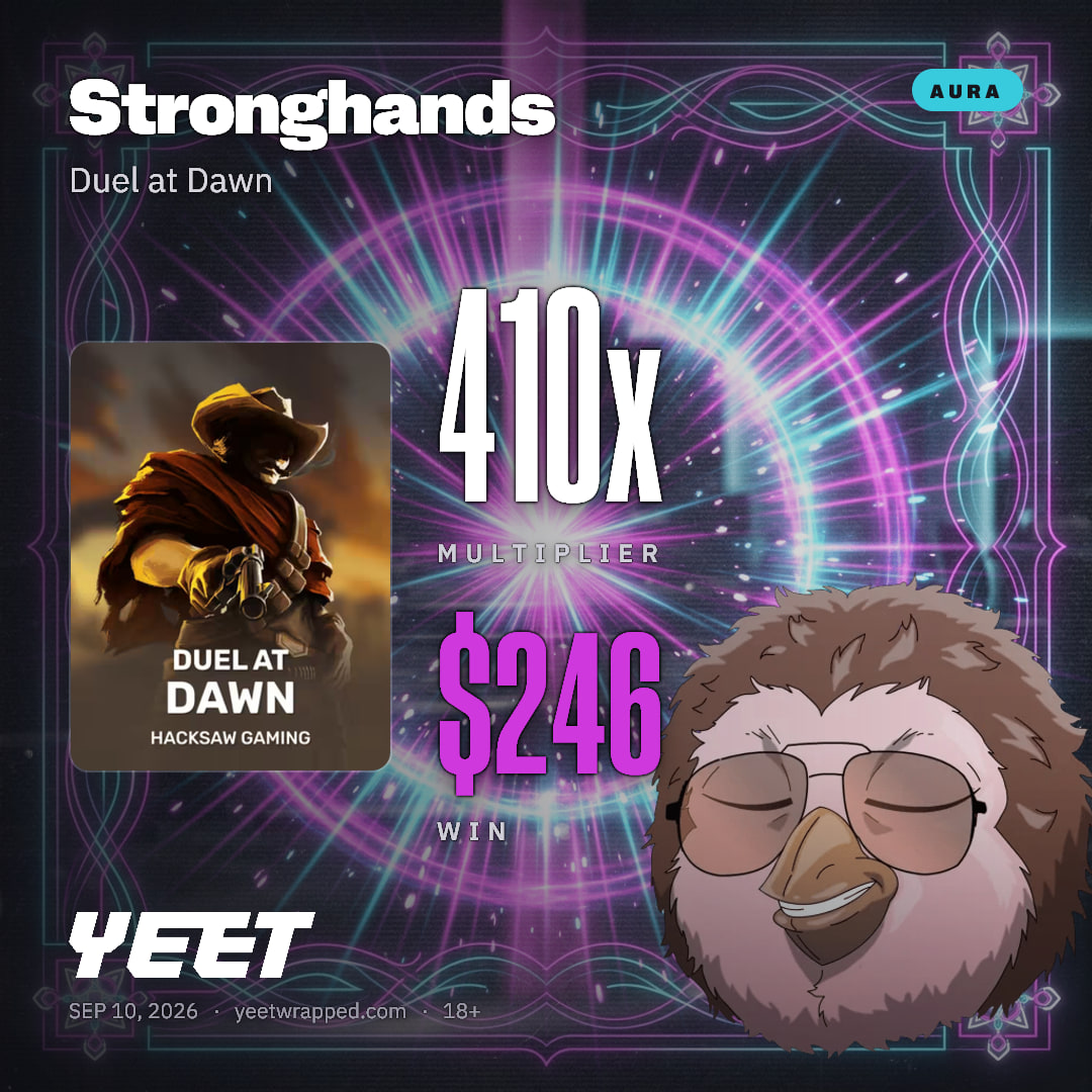 Stronghands hit 410.4x on Duel at Dawn