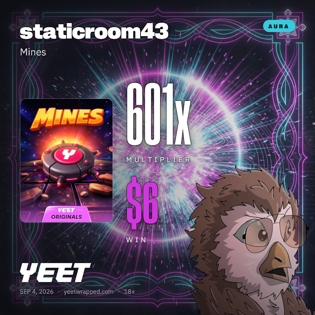 staticroom43 hit 600.9x on Mines