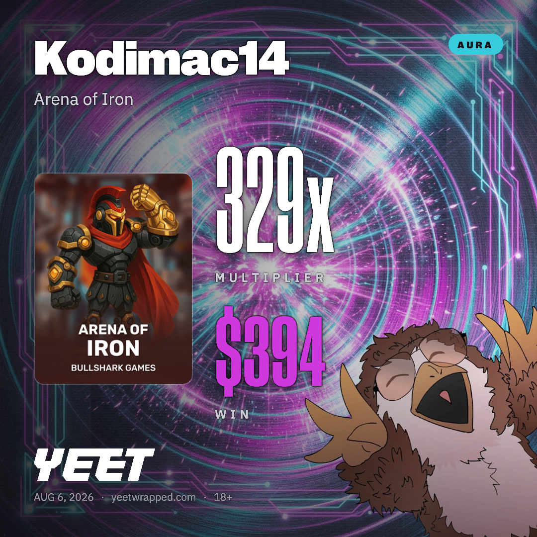 Kodimac14 hit 328.5x on Arena of Iron