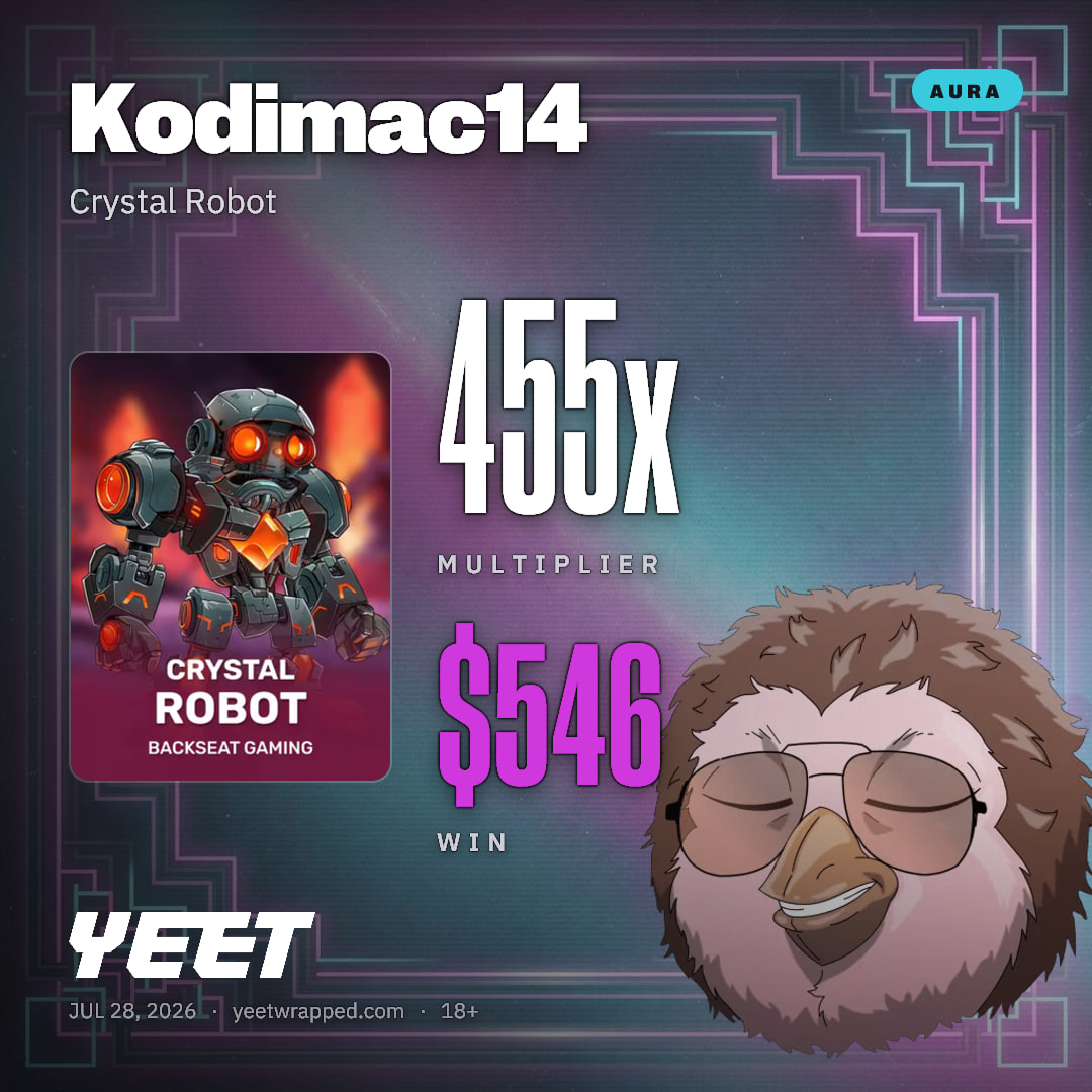 Kodimac14 hit 455.1x on Crystal Robot