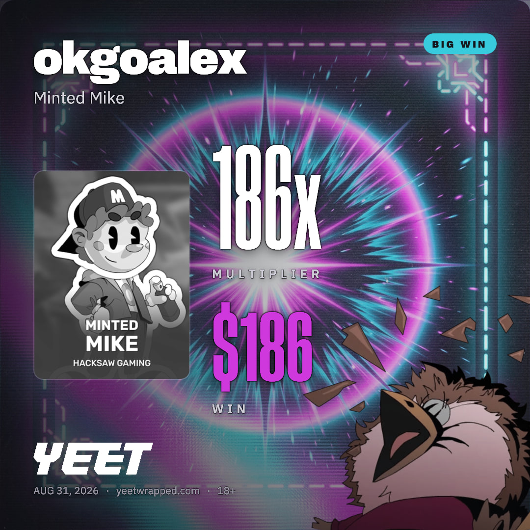 okgoalex hit 185.8x on Minted Mike