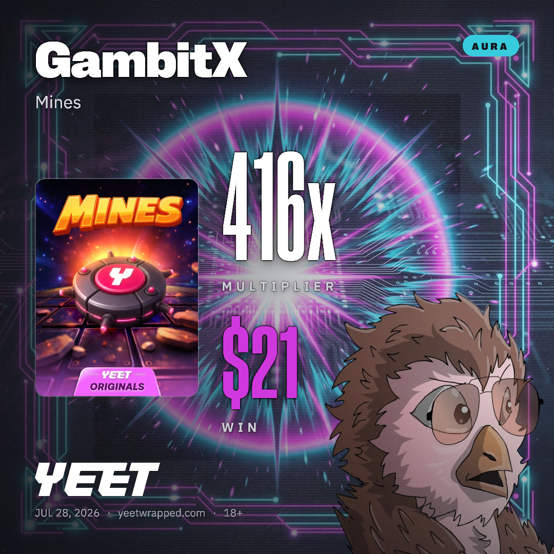 GambitX hit 416.2x on Mines