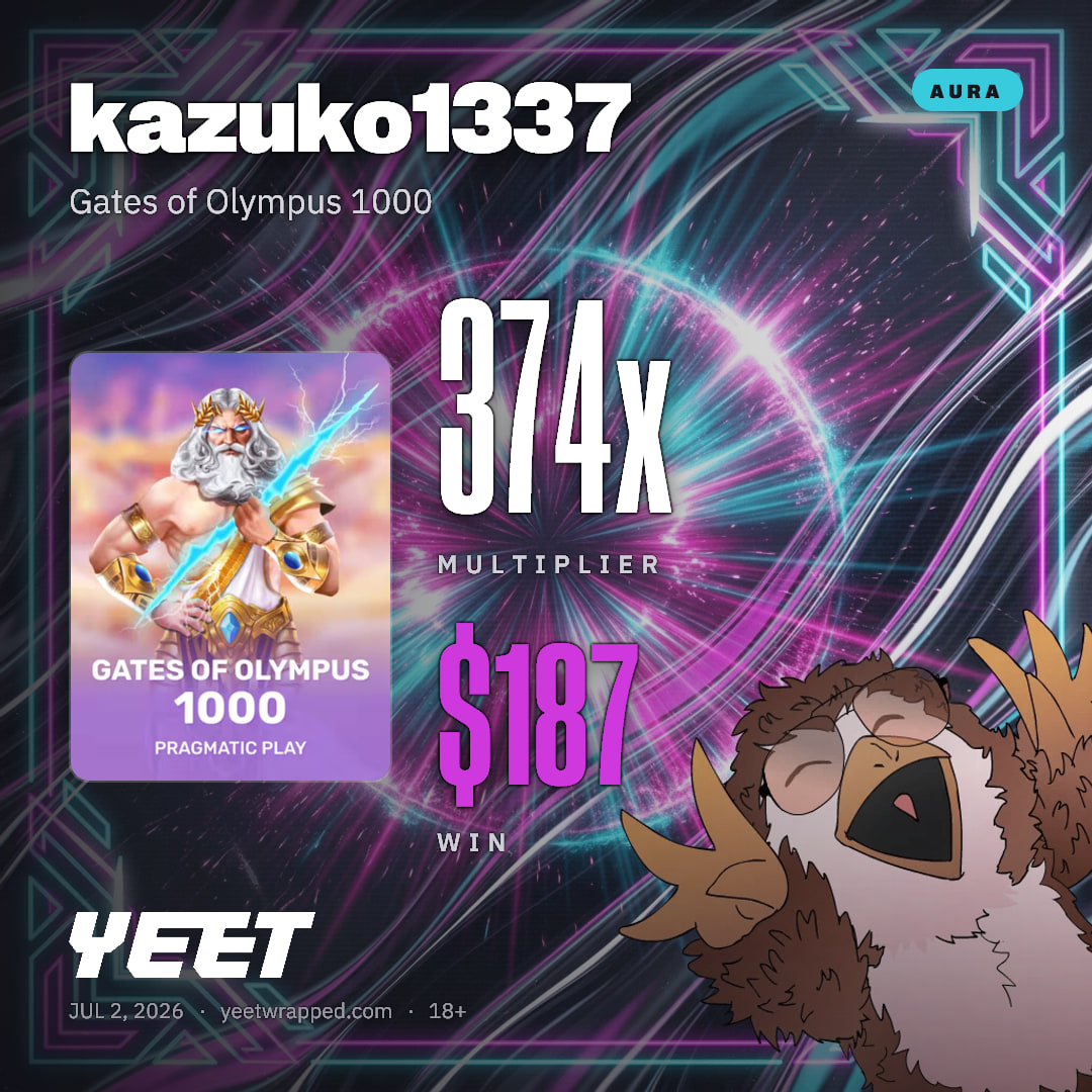 kazuko1337 hit 374.3x on Gates of Olympus 1000