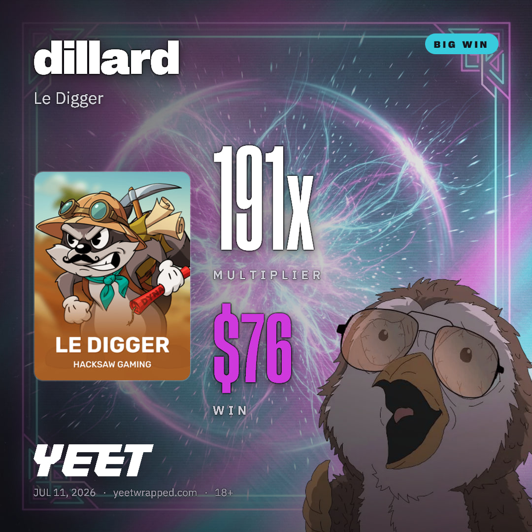 dillard hit 191.2x on Le Digger