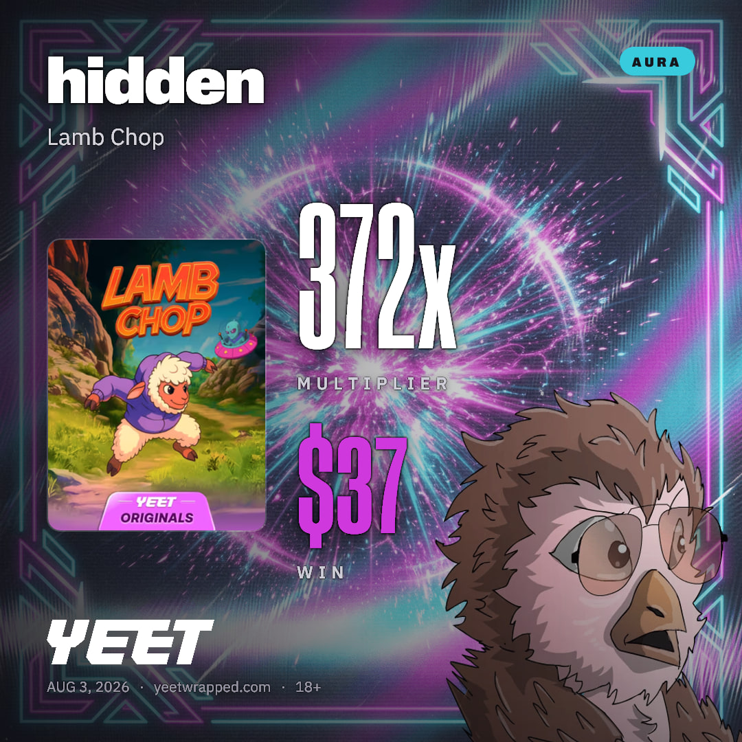 hidden hit 371.8x on Lamb Chop