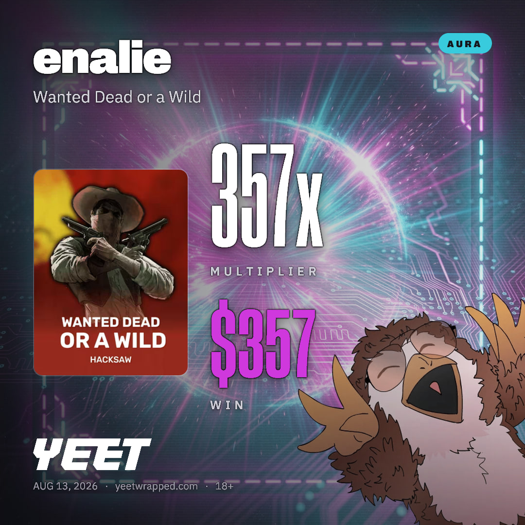 enalie hit 357.2x on Wanted Dead or a Wild