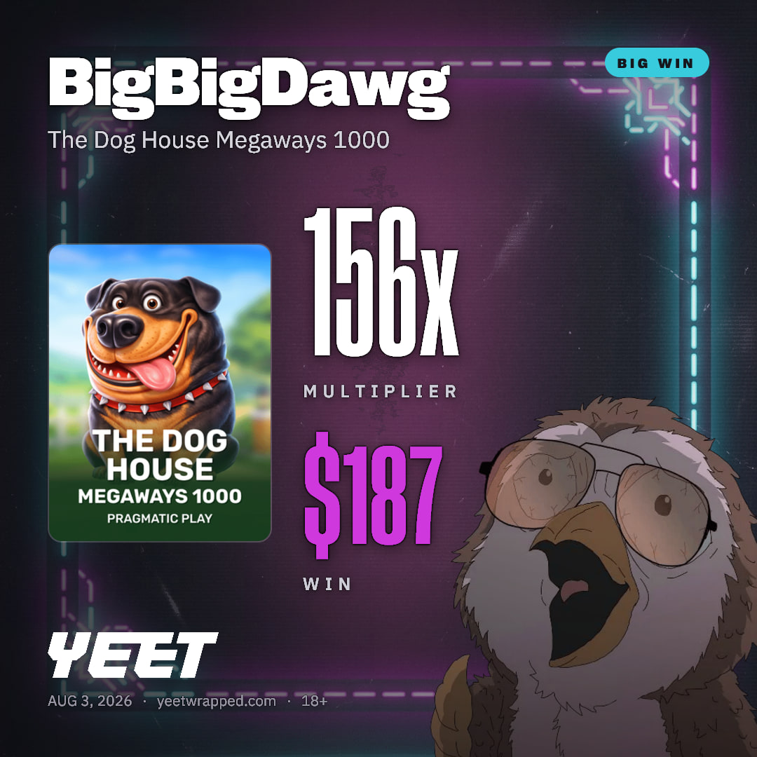 BigBigDawg hit 155.9x on The Dog House Megaways 1000