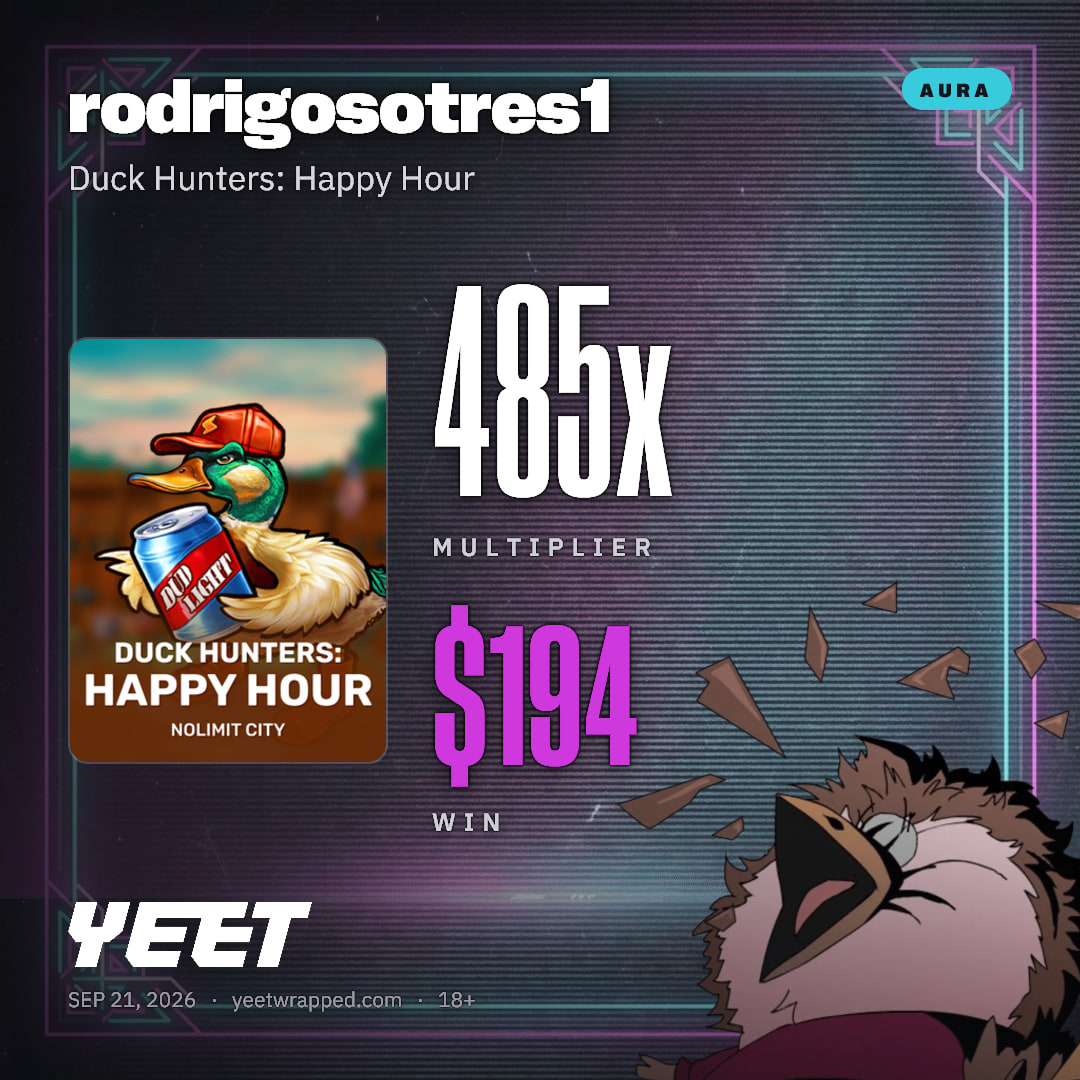 rodrigosotres1 hit 484.5x on Duck Hunters: Happy Hour