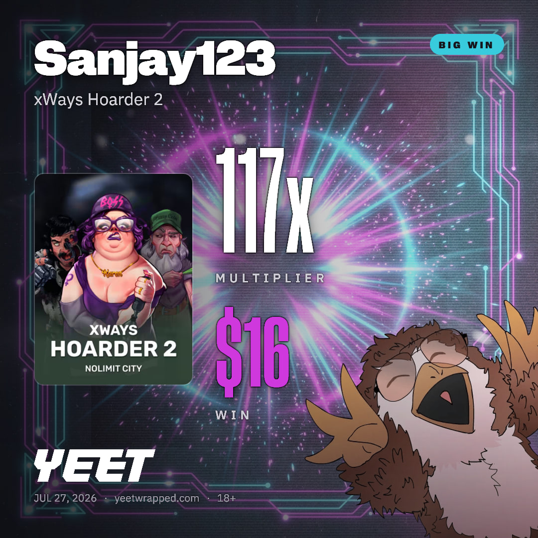 Sanjay123 hit 117.1x on xWays Hoarder 2
