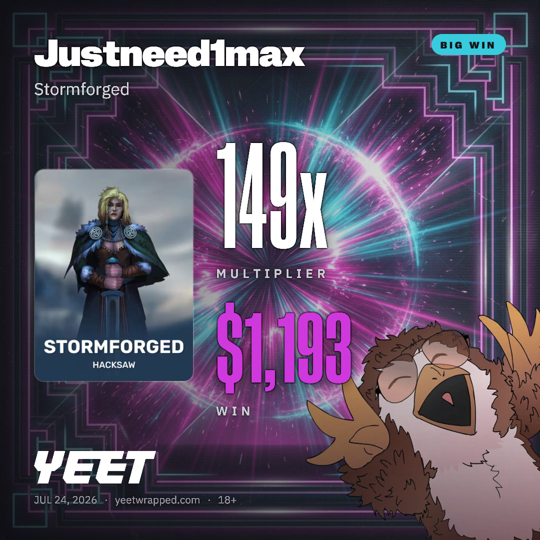 Justneed1max hit 149.1x on Stormforged