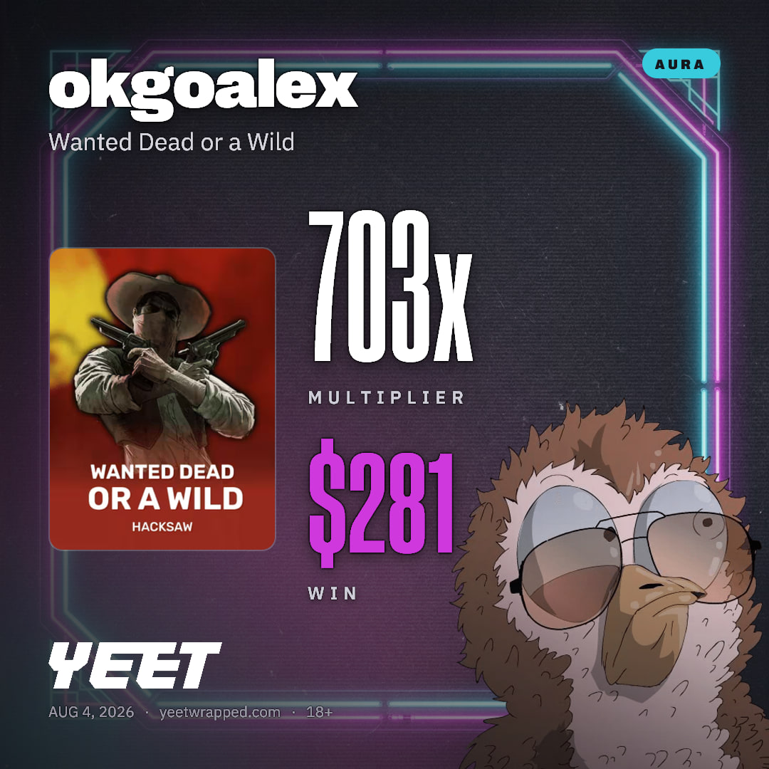 okgoalex hit 703.2x on Wanted Dead or a Wild
