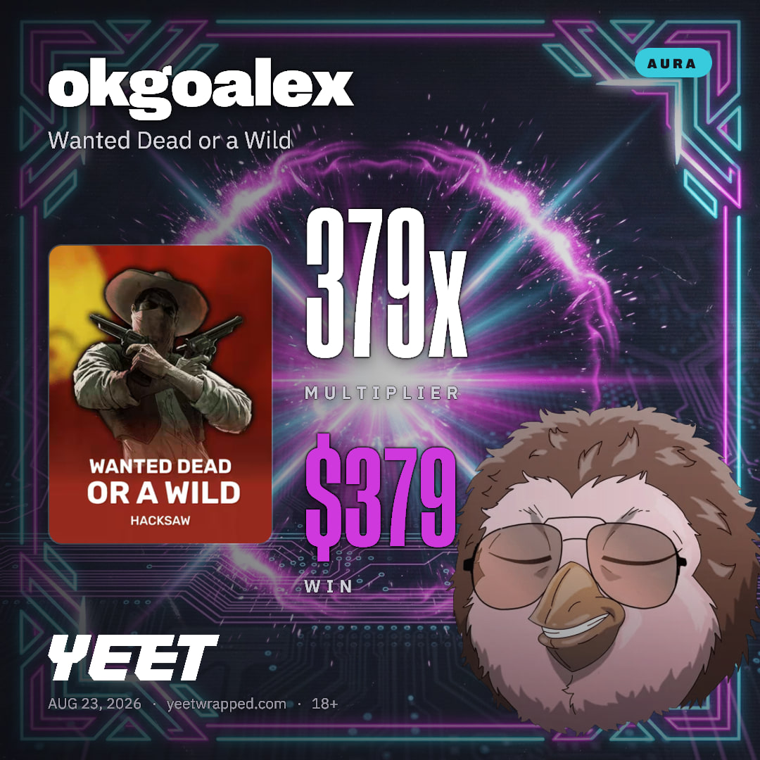 okgoalex hit 379.2x on Wanted Dead or a Wild