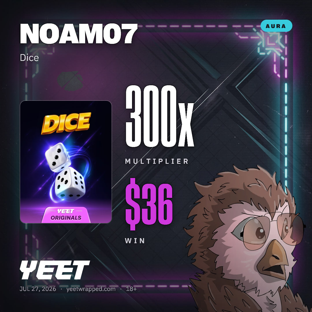 NOAM07 hit 300x on Dice