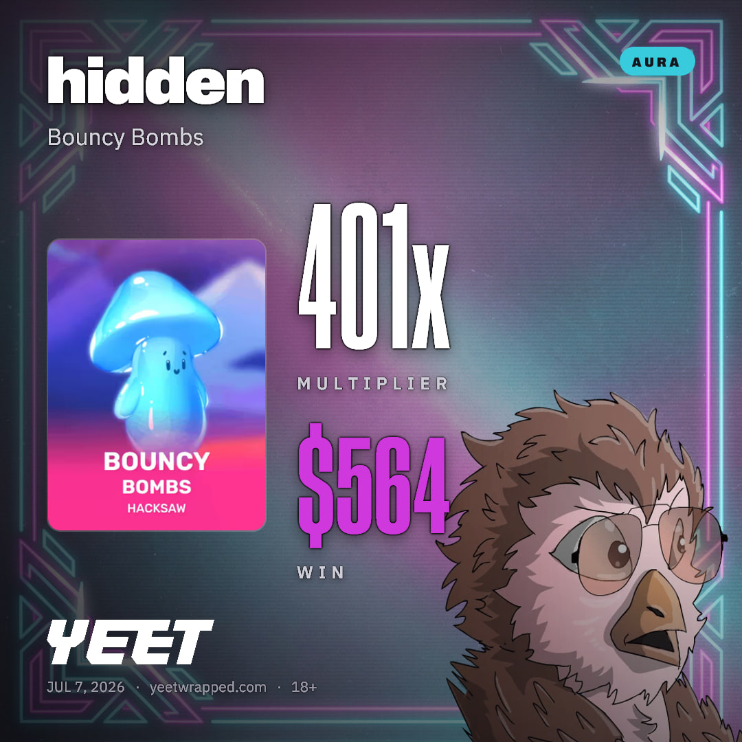 hidden hit 400.5x on Bouncy Bombs