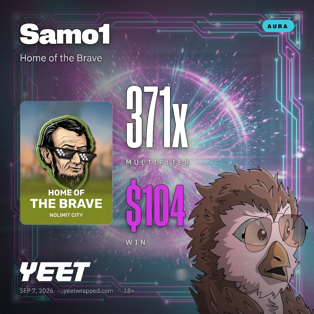 Samo1 hit 371.3x on Home of the Brave