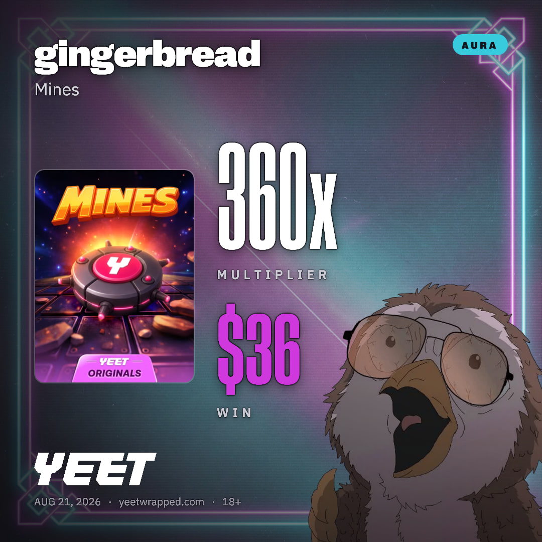 gingerbread hit 360.4x on Mines