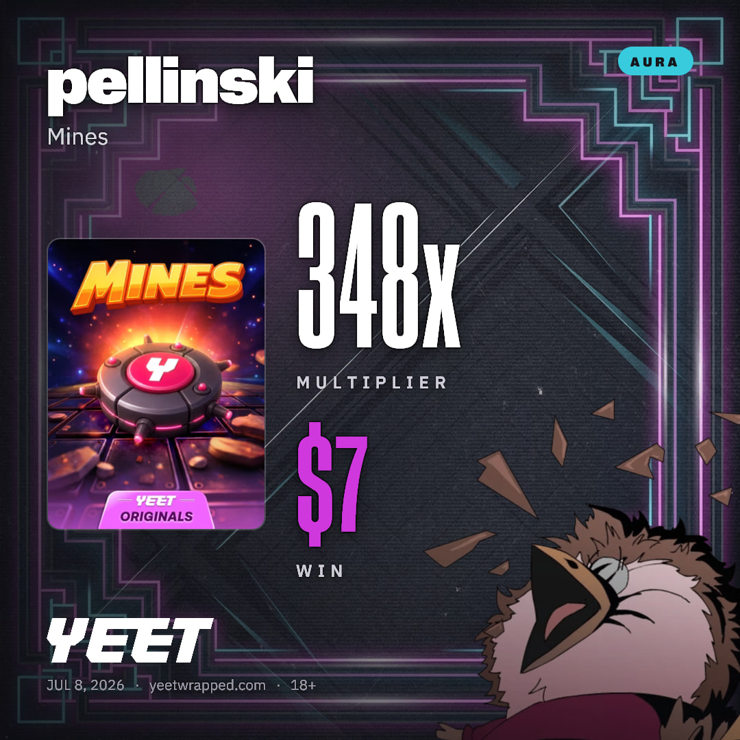 pellinski hit 347.6x on Mines
