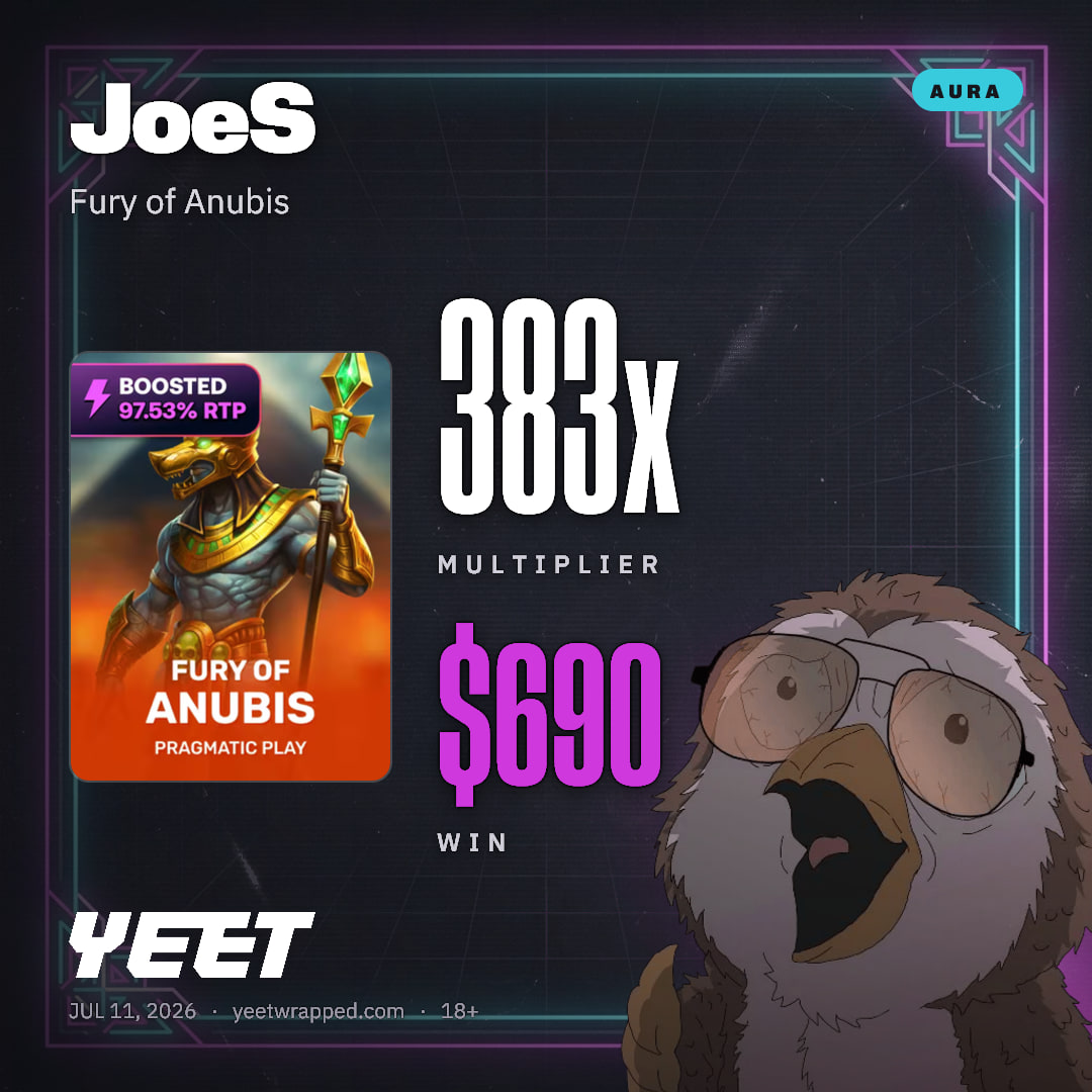 JoeS hit 383.3x on Fury of Anubis