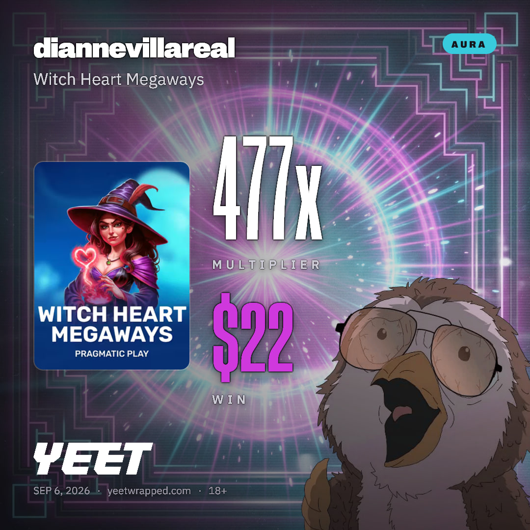 diannevillareal hit 476.9x on Witch Heart Megaways