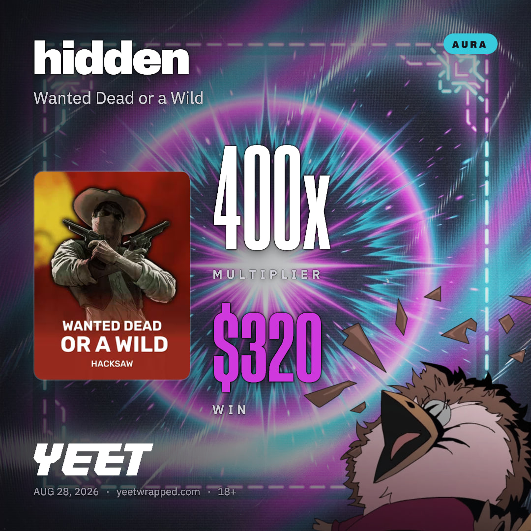hidden hit 399.8x on Wanted Dead or a Wild
