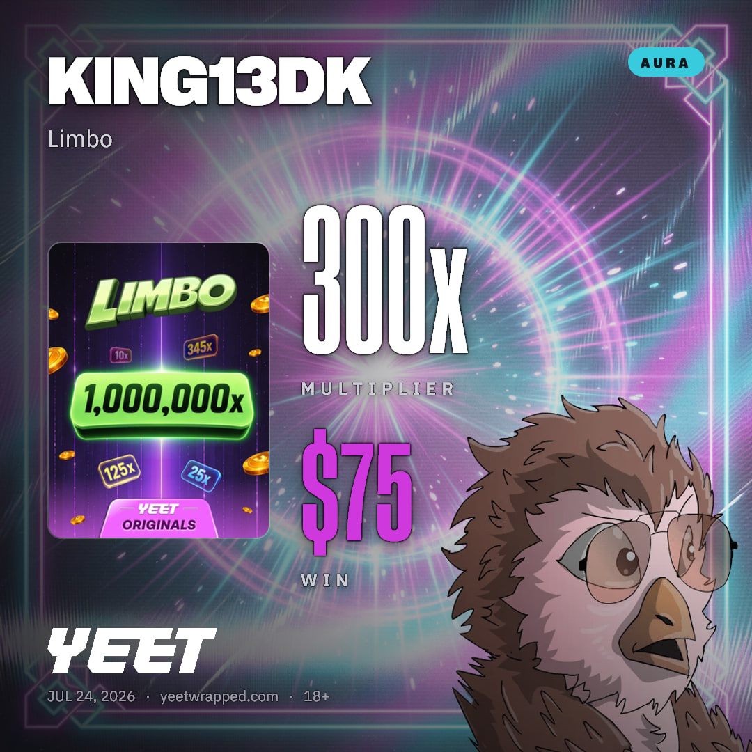 KING13DK hit 300x on Limbo