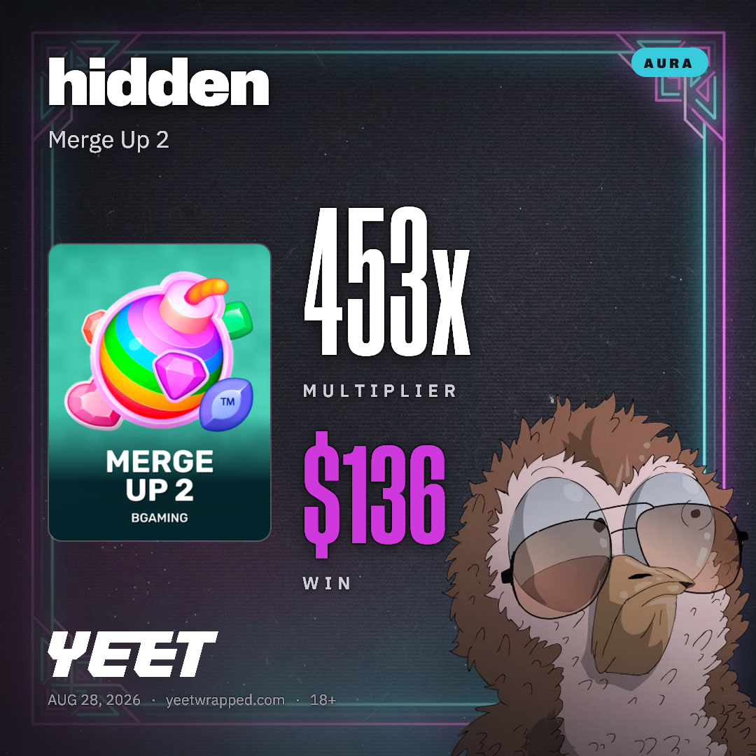 hidden hit 452.5x on Merge Up 2