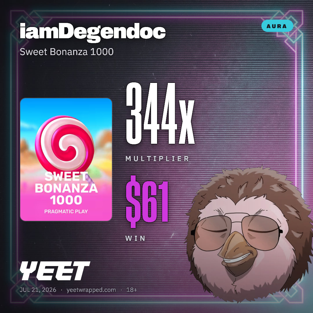 iamDegendoc hit 344.2x on Sweet Bonanza 1000