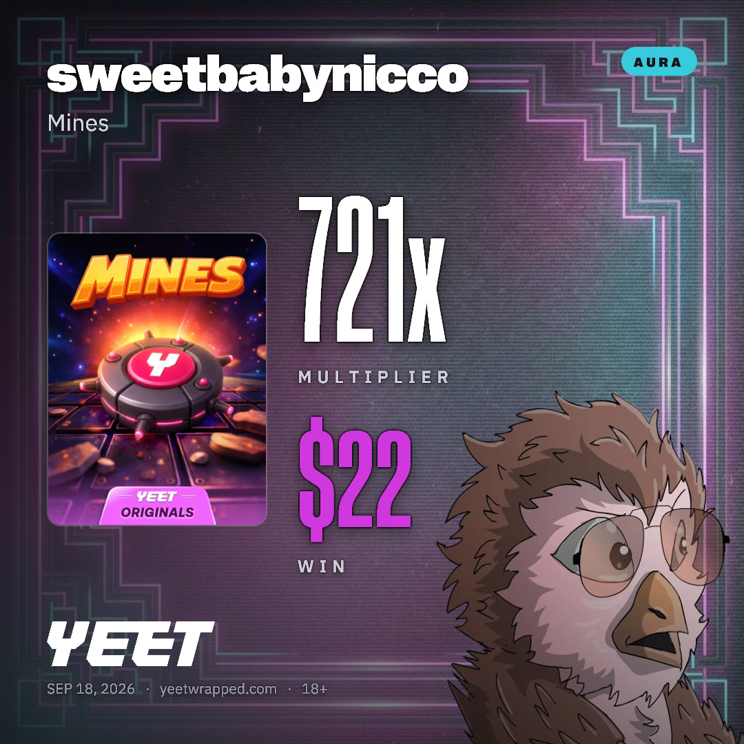 sweetbabynicco hit 720.7x on Mines