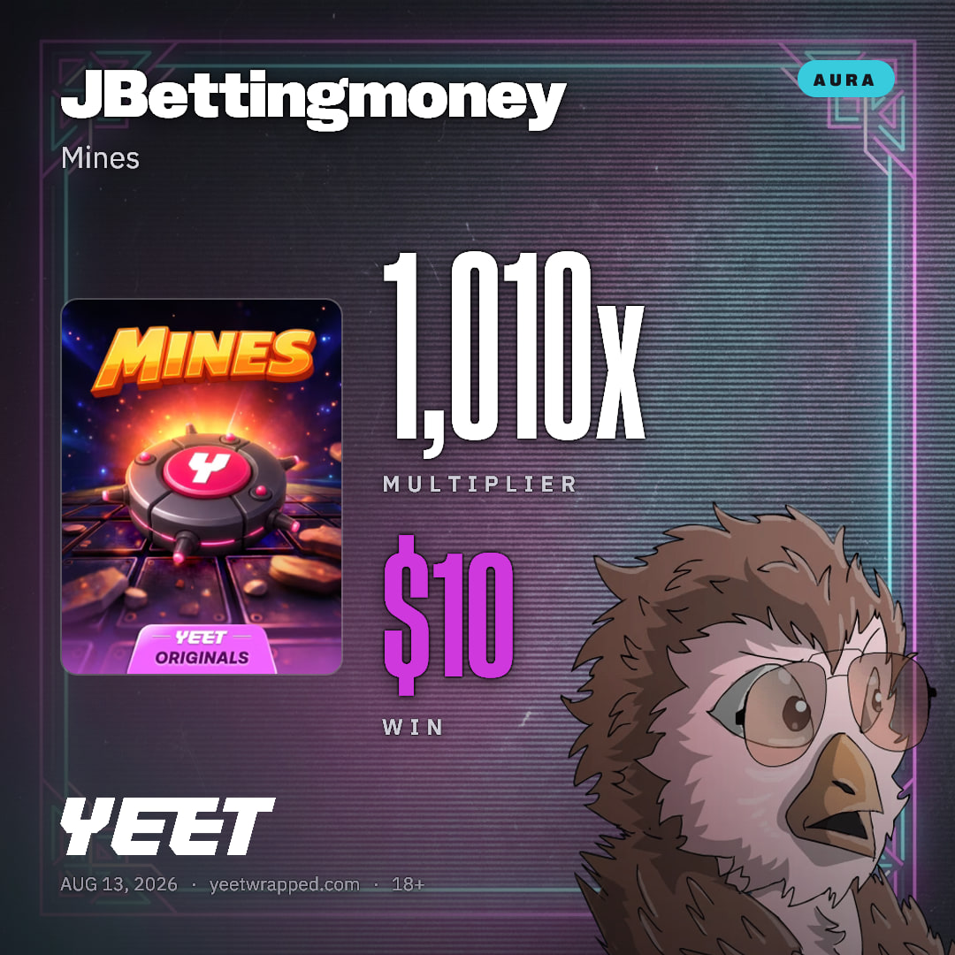 JBettingmoney hit 1,010x on Mines