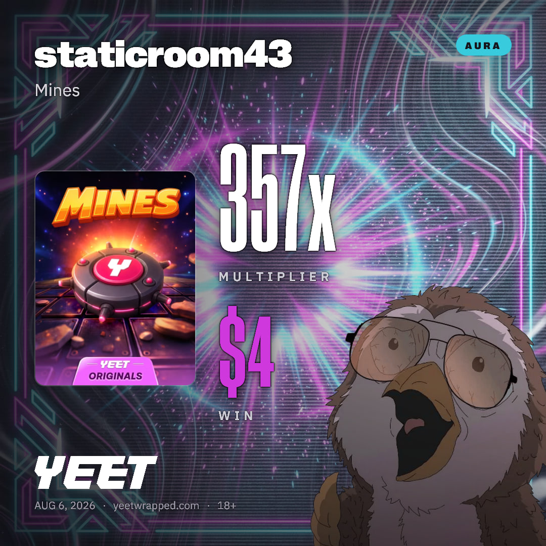 staticroom43 hit 356.6x on Mines