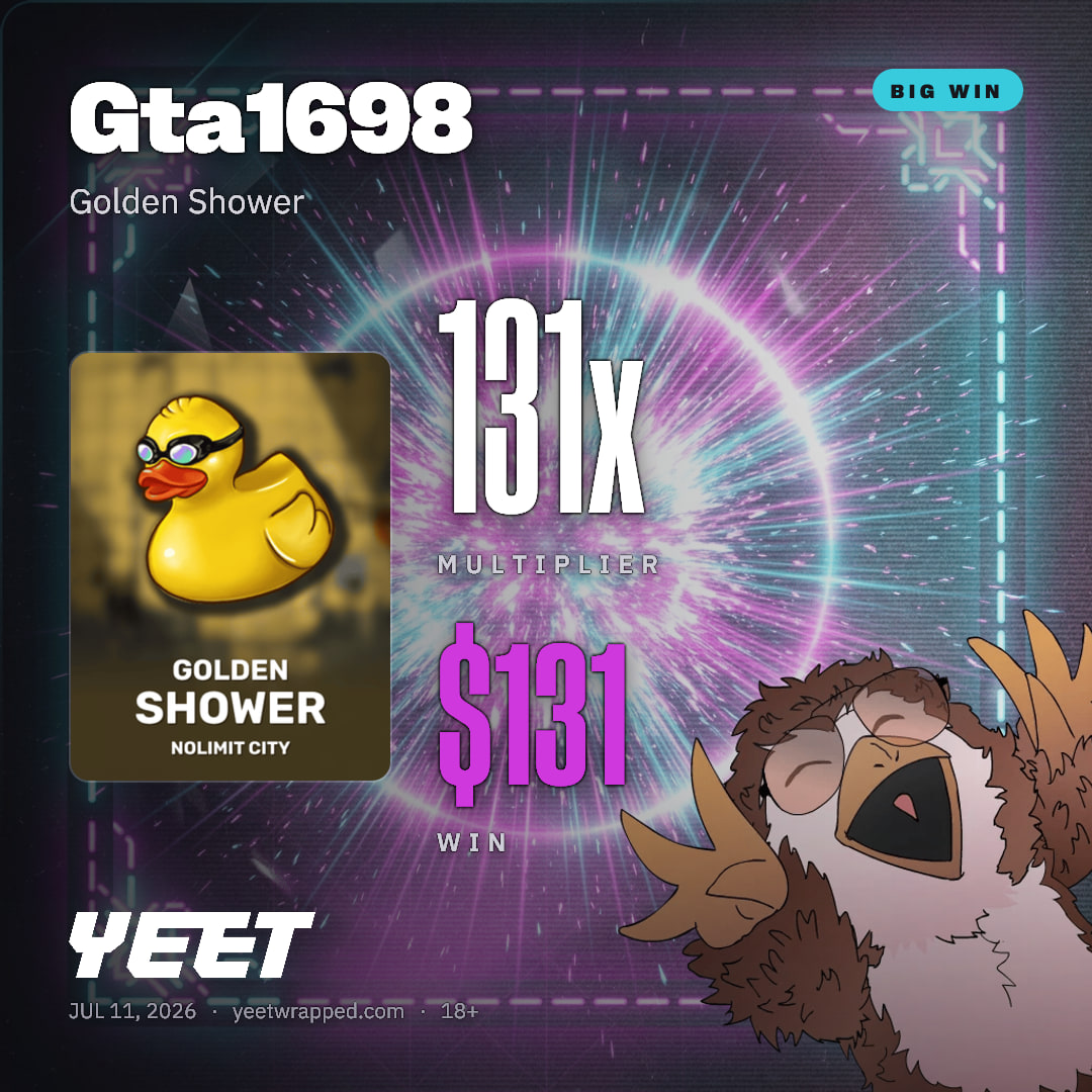 Gta1698 hit 130.8x on Golden Shower