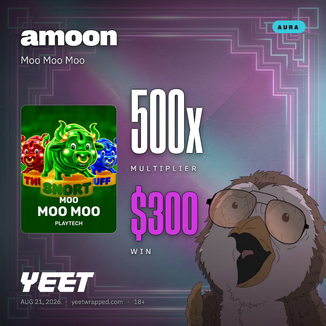 amoon hit 500x on Moo Moo Moo