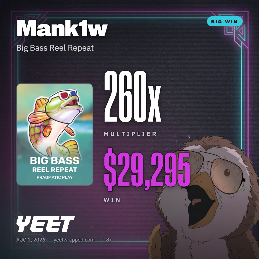 Mank1w hit 260.4x on Big Bass Reel Repeat