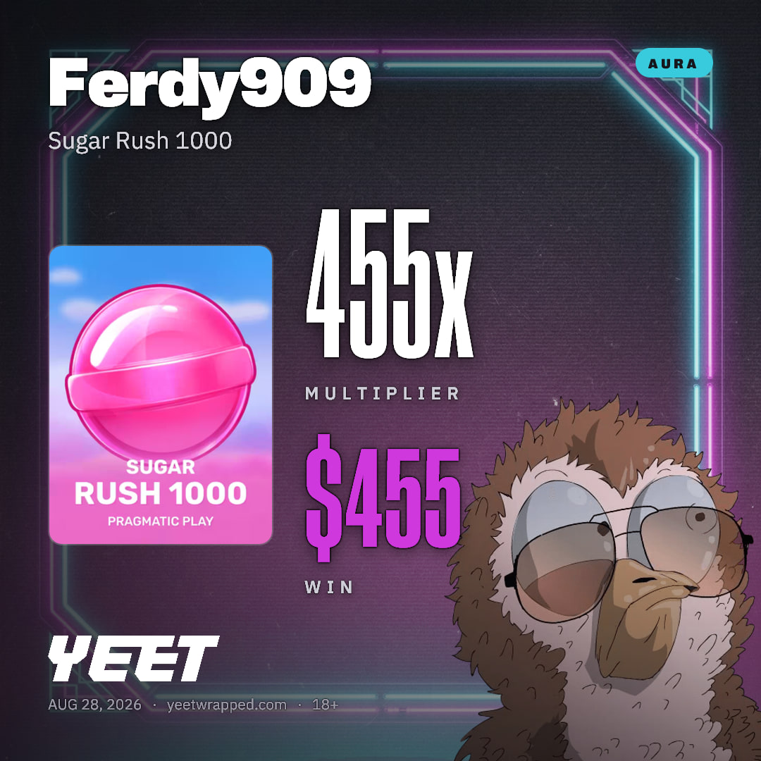 Ferdy909 hit 455.3x on Sugar Rush 1000