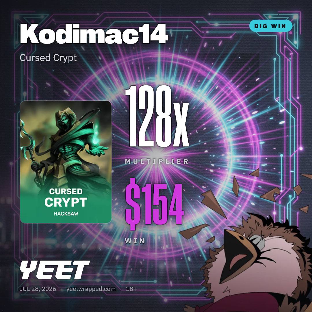 Kodimac14 hit 128.4x on Cursed Crypt