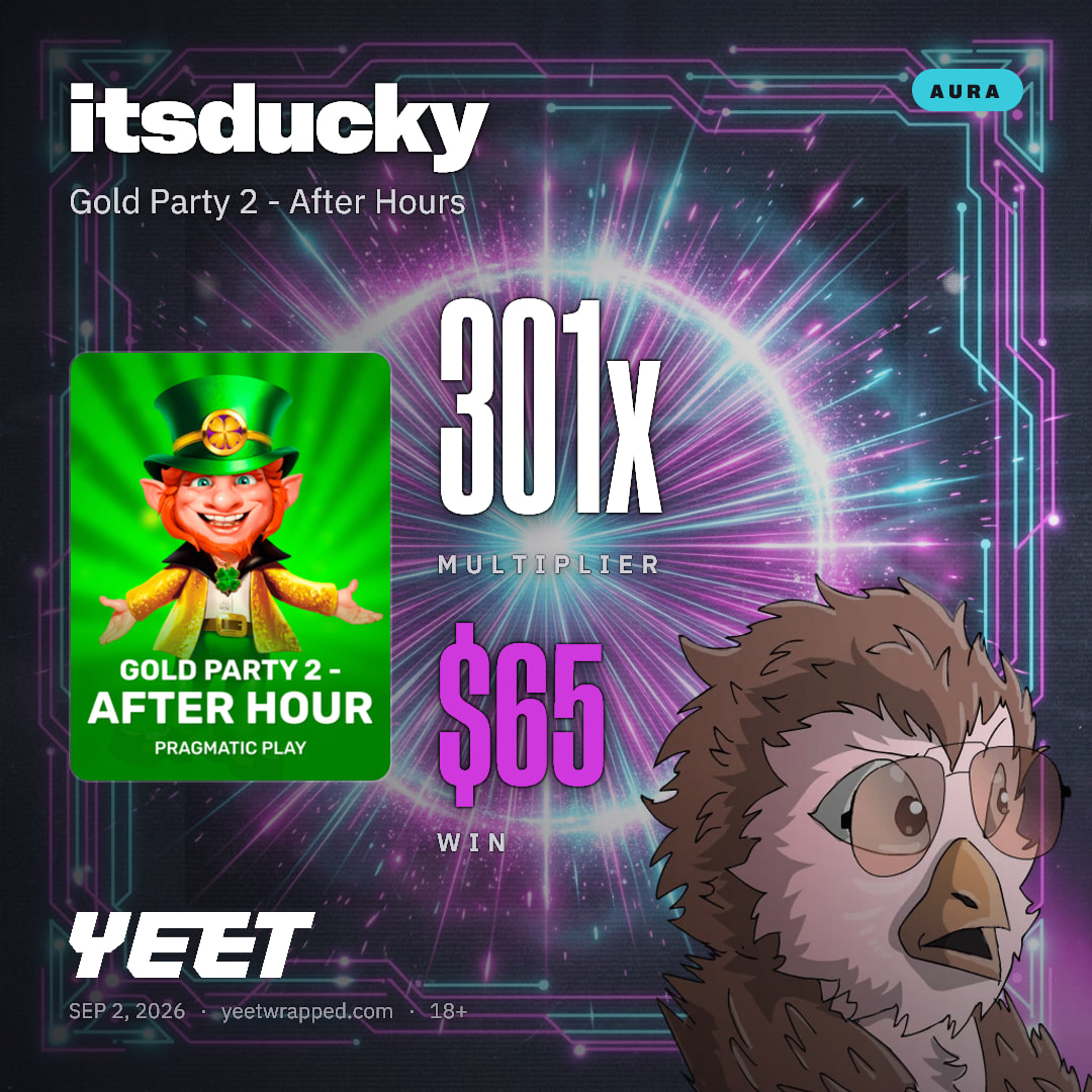itsducky hit 300.6x on Gold Party 2 - After Hours