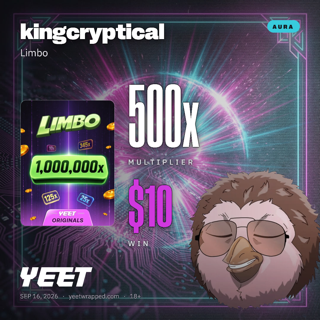 kingcryptical hit 500x on Limbo