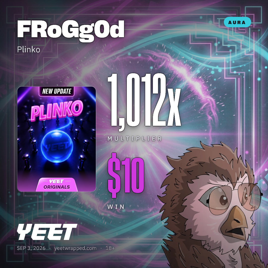 FRoGg0d hit 1,012x on Plinko