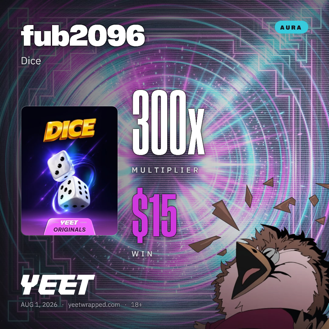 fub2096 hit 300x on Dice