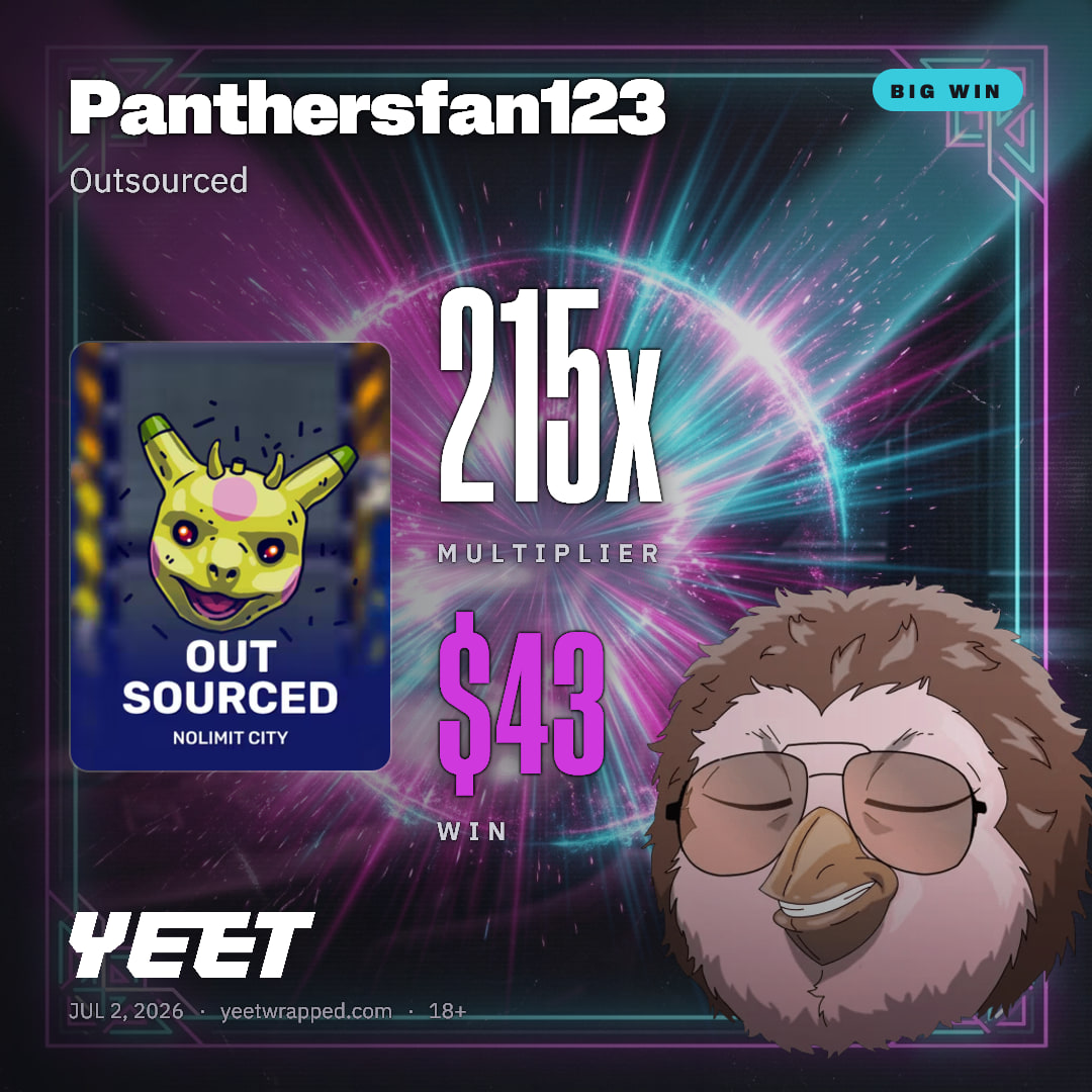Panthersfan123 hit 215.3x on Outsourced