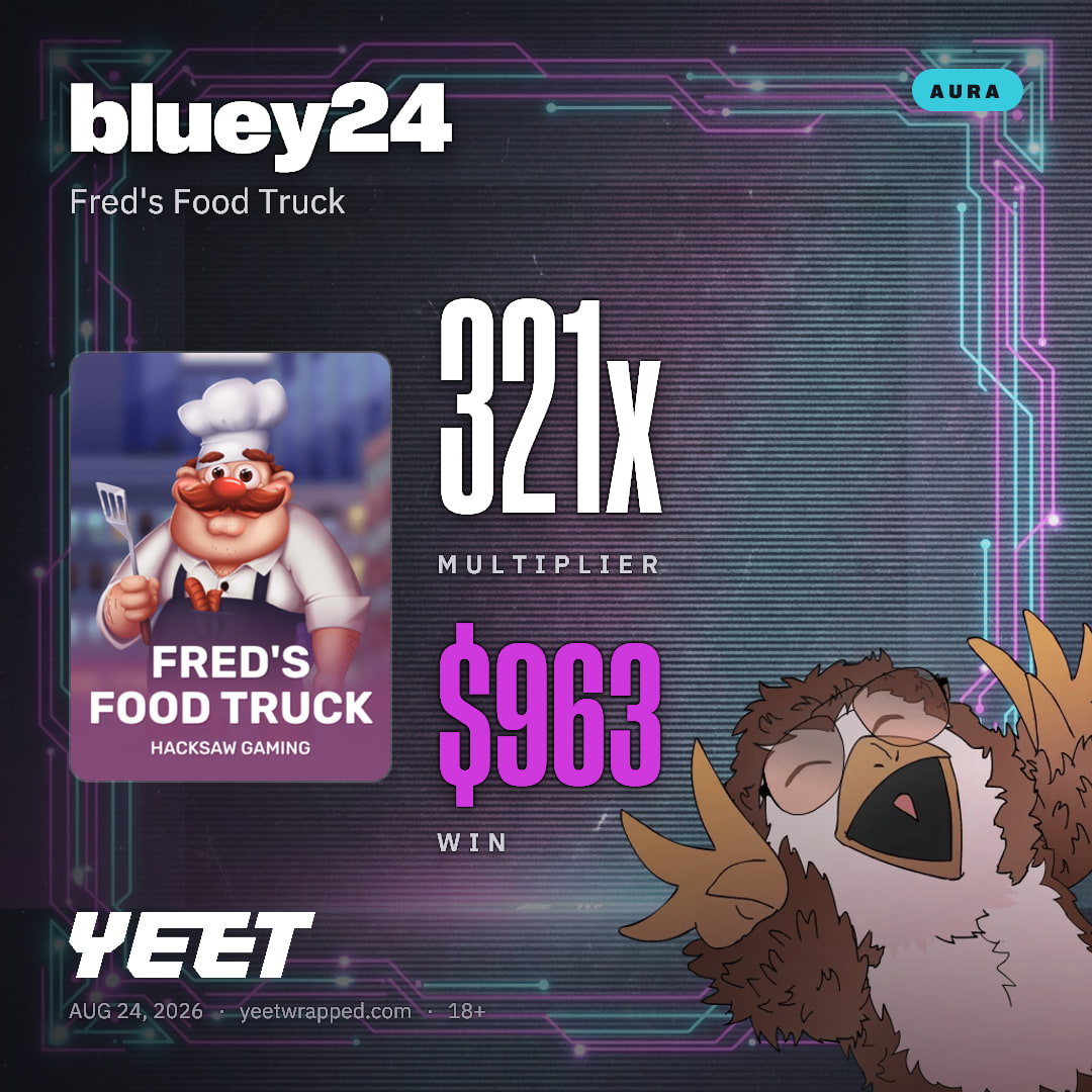 bluey24 hit 321.1x on Fred's Food Truck
