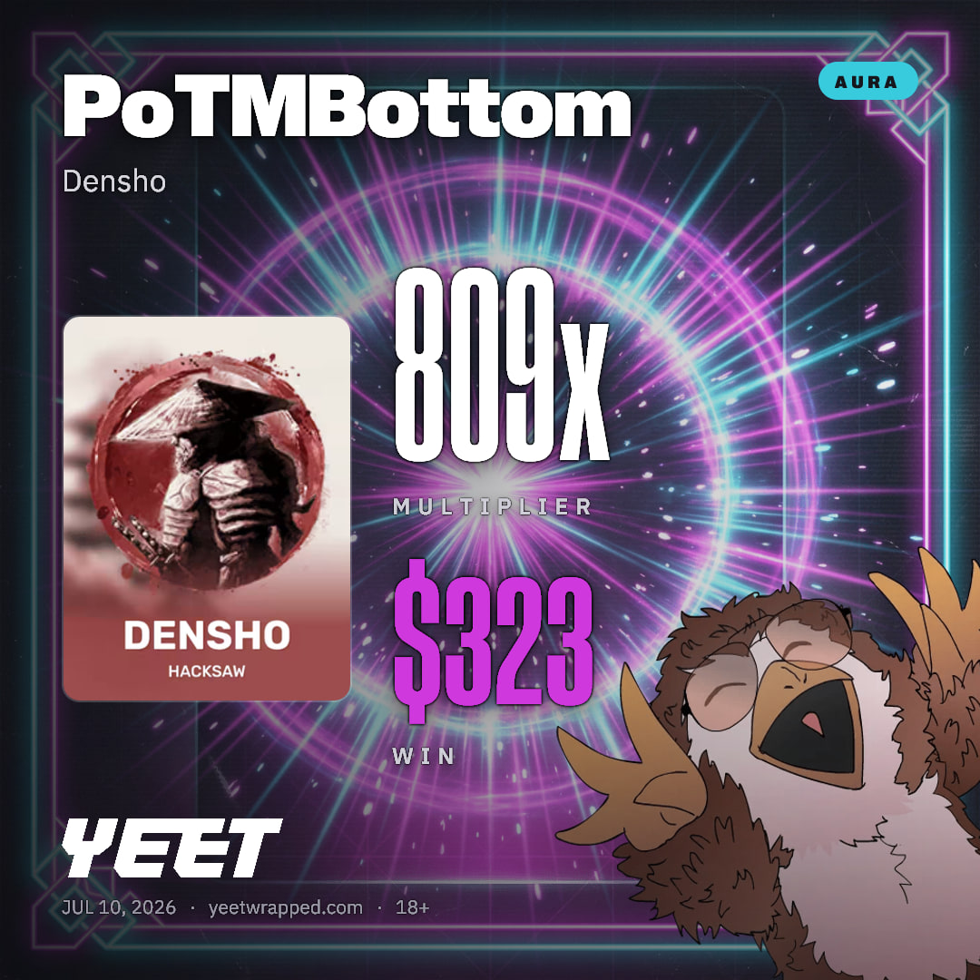 PoTMBottom hit 808.5x on Densho