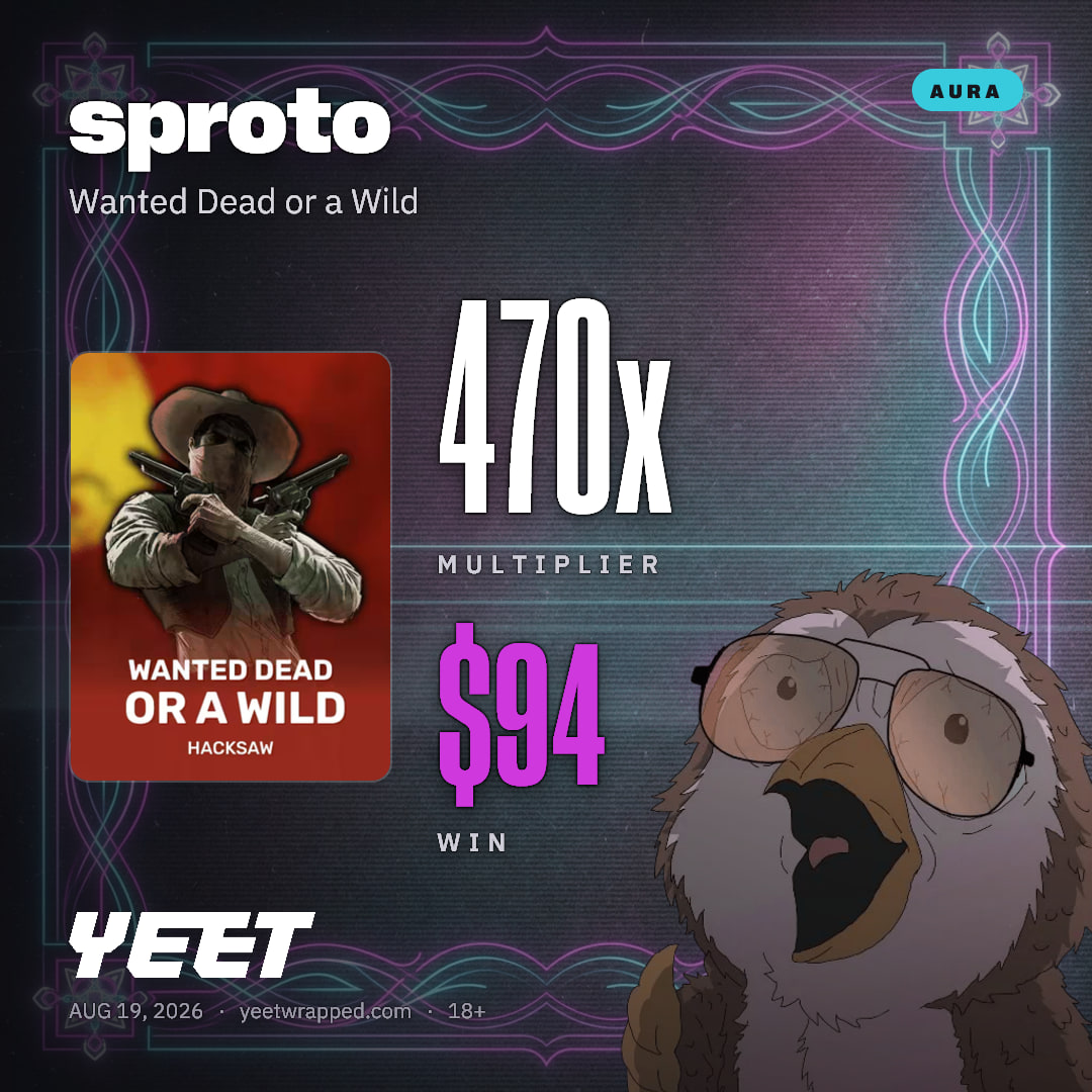 sproto hit 469.9x on Wanted Dead or a Wild