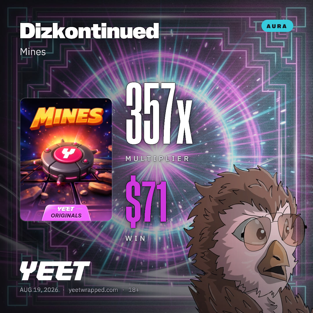 Dizkontinued hit 356.6x on Mines