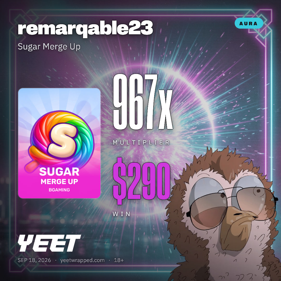 remarqable23 hit 966.7x on Sugar Merge Up