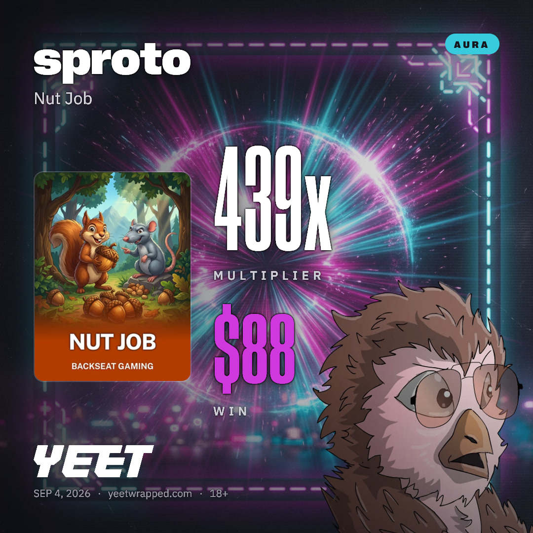 sproto hit 438.9x on Nut Job