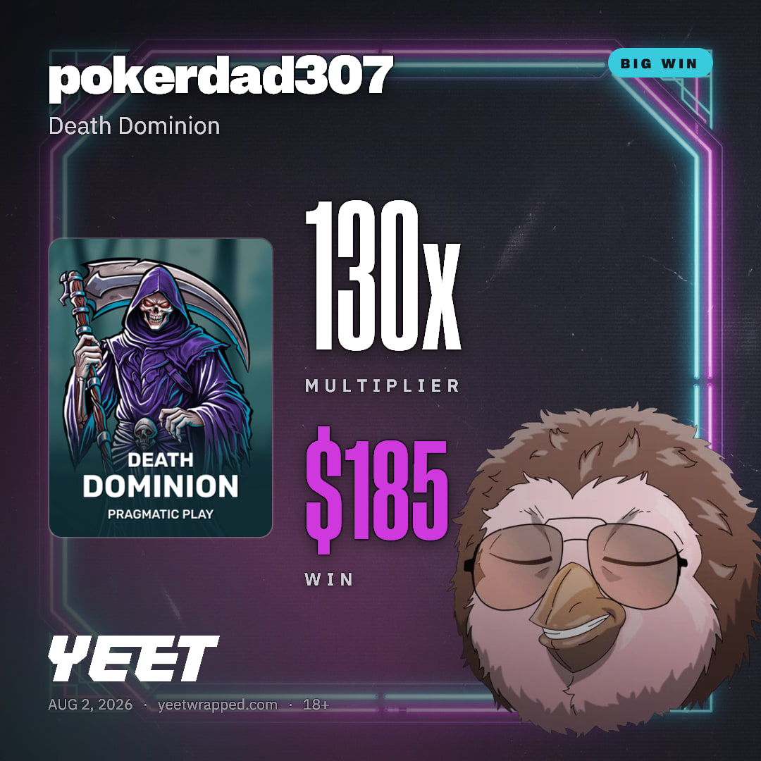 pokerdad307 hit 129.7x on Death Dominion