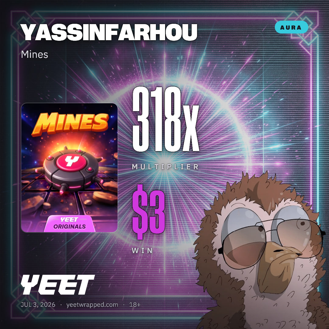 YASSINFARHOU hit 317.5x on Mines