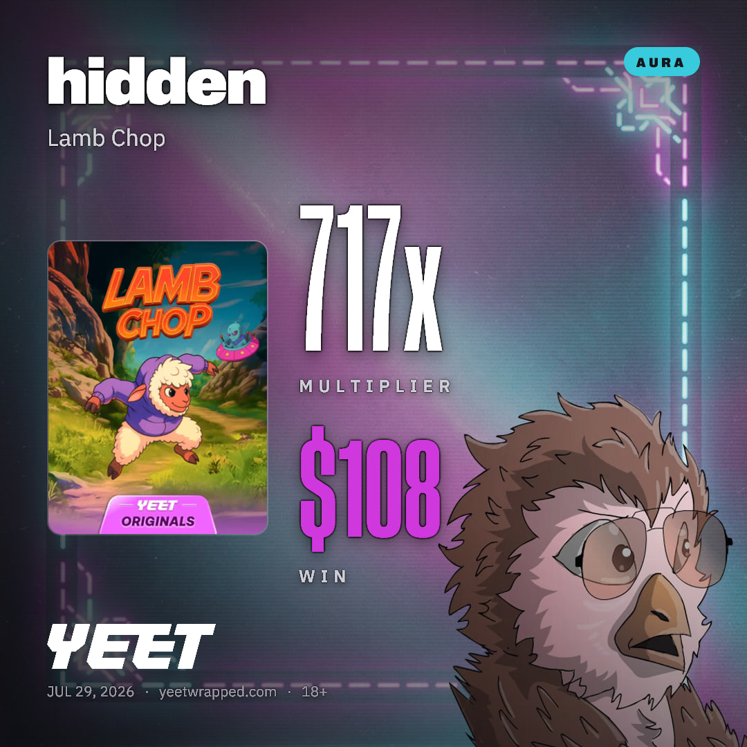 hidden hit 717.1x on Lamb Chop